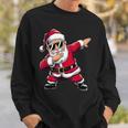 Christmas Boys Children Dabbing Santa Sweatshirt Geschenke für Ihn