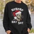 Christmas Santa Skull Rocker Sweatshirt Geschenke für Ihn