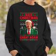 Make Christmas Great Again Santa Trump Christmas Ugly Sweatshirt Geschenke für Ihn