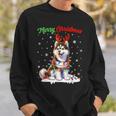 Christmas Outfit Christmas Jumper Husky Dog Christmas Sweatshirt Geschenke für Ihn