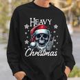 Christmas Skull Christmas Heavy Xmas Skeleton Sweatshirt Geschenke für Ihn