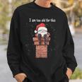 Christmas Tree Christmas Santa Chimney Christmas Sweatshirt Geschenke für Ihn