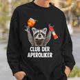 Club Der Aperoliker Raccoon Meme Racoon X Pedro Spritz Sweatshirt Geschenke für Ihn