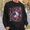 Colourful Disco Ball Retrointage Club 70S Sweatshirt Geschenke für Ihn