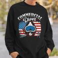 Commercial Diver American Flag Deep Sea Diving Scuba Dive Premium Sweatshirt Gifts for Him