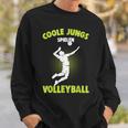 Cool Boys Playolleyballolleyballer Boys Children's Sweatshirt Geschenke für Ihn