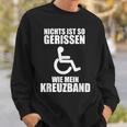 With Cross Band And Cross Band Crack Football Ski Injury Sweatshirt Geschenke für Ihn