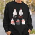 Cute Cats Xmas Kitten Christmas Outfit Christmas Sweatshirt Geschenke für Ihn