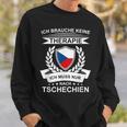 Czech Republic Holiday Fans Souvenir Czech Flag Cz Sweatshirt Geschenke für Ihn