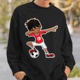 Dabbing Soccer Boy Tunisian Children's Tab Sweatshirt Geschenke für Ihn