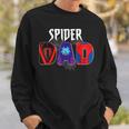 Dad Of The Birthday Boy Matching Family Spider Web Sweatshirt Gifts for Him