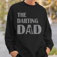 The Darting Dad Dartsport Darter Sprüche Dartboard Sweatshirt Geschenke für Ihn