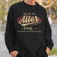 Das Ist Ein Alter Ding Das Würdest Du Nicht Verstehen Alter Name Sweatshirt Geschenke für Ihn