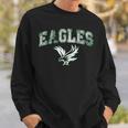Distressed Eagles Vintage Flying Eagles Fly Bird Sweatshirt Gifts for Him
