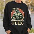 Divertido Bodybuilder Tyrannosaurus Flex Gym T-Rex Dinosaur Camisa de entrenamiento Regalos para él