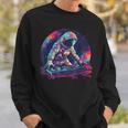 Dj Astronaut Space Galaxy Techno Rave Edm House Music Planet Sweatshirt Geschenke für Ihn