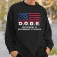Doge Department Of Government Efficiency DOGE Government Sweatshirt Gifts for Him