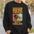 Downhill Papa Bicycle Bike Mtb Sweatshirt Geschenke für Ihn