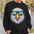 Eagles Lover Cool Bald Eagle's Head With Sunglasses Nature Sweatshirt Gifts for Him