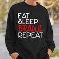 Eat Sleep Brawl Repeat Gamer Gamer Game Children's Star Sweatshirt Geschenke für Ihn