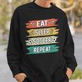 Eat Sleep Soccer Repeat Boys Soccer Lovers & Players Sweatshirt Gifts for Him