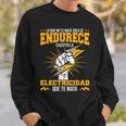 Electricista No Te Mata Se Endurece Excepto Electricidad Camisa de entrenamiento Regalos para él