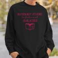 Émotionnellement Attaché Aux Personnages Fictifs Livres Eters De Livres Sweater e Cadeaux pour lui