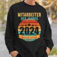 Employee Of The Year 2024 Sweatshirt Geschenke für Ihn