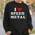 Me Encanta El Speed Metal Me Encanta El Speed Metal Camisa de entrenamiento Regalos para él