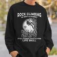 Escalada Zombie Apocalipsis Habilidad Escalador Gracioso Camisa de entrenamiento Regalos para él