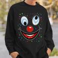 Fancy Dress Clown Face Outfit Clown Costume Carnival Sweatshirt Geschenke für Ihn