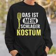 Fancy Dress Folk Music Das Ist Mein Schlager Costume Sweatshirt Geschenke für Ihn