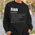 Finn Name First Name Sweatshirt Geschenke für Ihn