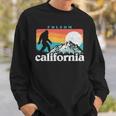 Folsom California Retro 80S Bigfoot Mountains Sweater e Cadeaux pour lui