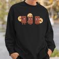 Be My Food Sweet Romantic Couple Choco And Pancake Sweatshirt Gifts for Him