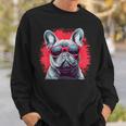 French Bulldog With Sunglasses Sweatshirt Geschenke für Ihn