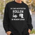 Angel Die Zwei Wichtigsten Rollen In Meinem Leben Sweatshirt Geschenke für Ihn