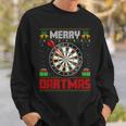 Dart Game Merry Dartmas Xmas Santa Ugly Dart's Christmas Sweatshirt Geschenke für Ihn