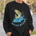 Fishing Saying With Fish And Bait Sweatshirt Geschenke für Ihn