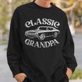 Grandpa Classic Car Graphic Family Grandpa Fathers Day Sweatshirt Gifts for Him