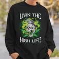 Kiffer Marijuana Hemp Grass Cannabis Sweatshirt Geschenke für Ihn