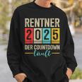 Pensioner 2025 Countdown Running For Retirement Sweatshirt Geschenke für Ihn