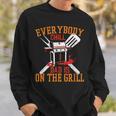 Saying Dad Is On The Grill For Dad On Father's Day Sweatshirt Geschenke für Ihn