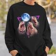 Three Groundhog Moon 3 Groundhog Head Groundhog Day Sweatshirt Gifts for Him