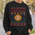 Ugly Christmas Bitcoin Short Sleeve Sweatshirt Geschenke für Ihn