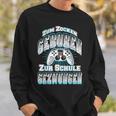 Gamer Zum Zocken Geboren Zur Schule Gezwungen Gaming Sweatshirt Geschenke für Ihn