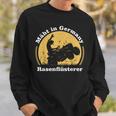 With German Lawnmower Lawn Mowing Sweatshirt Geschenke für Ihn