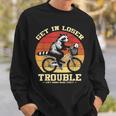 Get In Loser Sweatshirt - Raccoon Opossum Trash Panda Fun Gifts for Him