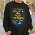 Some Grandads Feed Ducks Awesome Grandads Scuba Dive Sweatshirt Gifts for Him