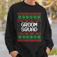 Groom Squad Xmas Bachelor Party Ugly Christmas Sweater Sweatshirt Gifts for Him